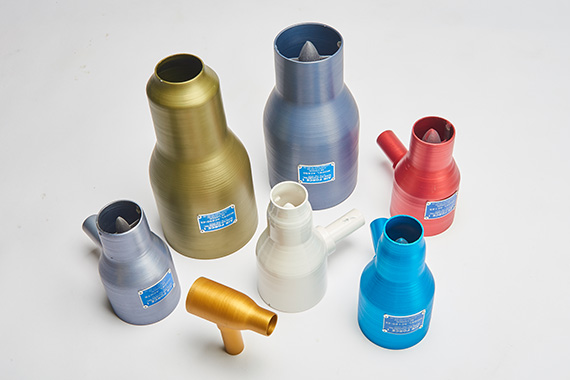 Multiple blow off nozzles